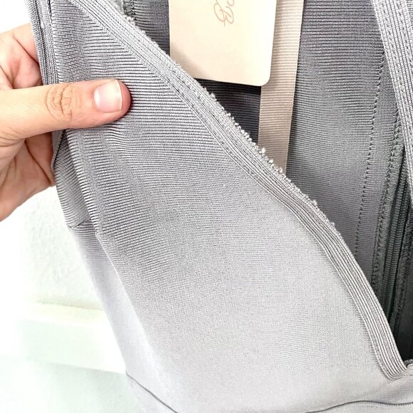 NWT House of CB Inka Grey 90's Inspired Dress Size M - Picture 10 of 13